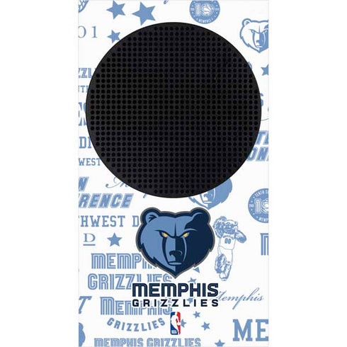 NBA Memphis Grizzlies Historic Blast Xbox Series S Console Skin